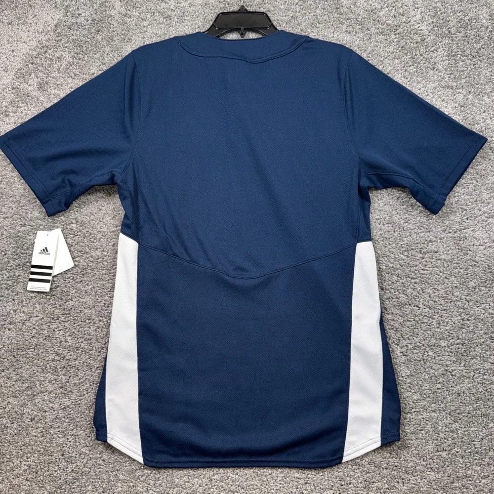 Adidas DK Elite 2 Button Jersey Mens Baseball Navy Blue Size M NEW